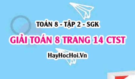 Giải Toán 8 trang 14 tập 2 Chân trời sáng tạo SGK